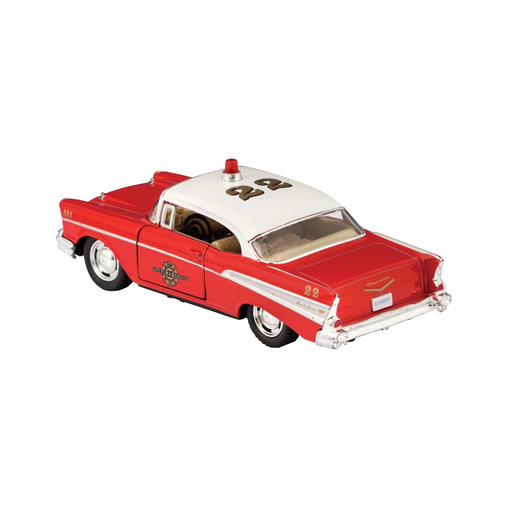 Diecast Fire/Police Chevrolet Bel Air - Image 7