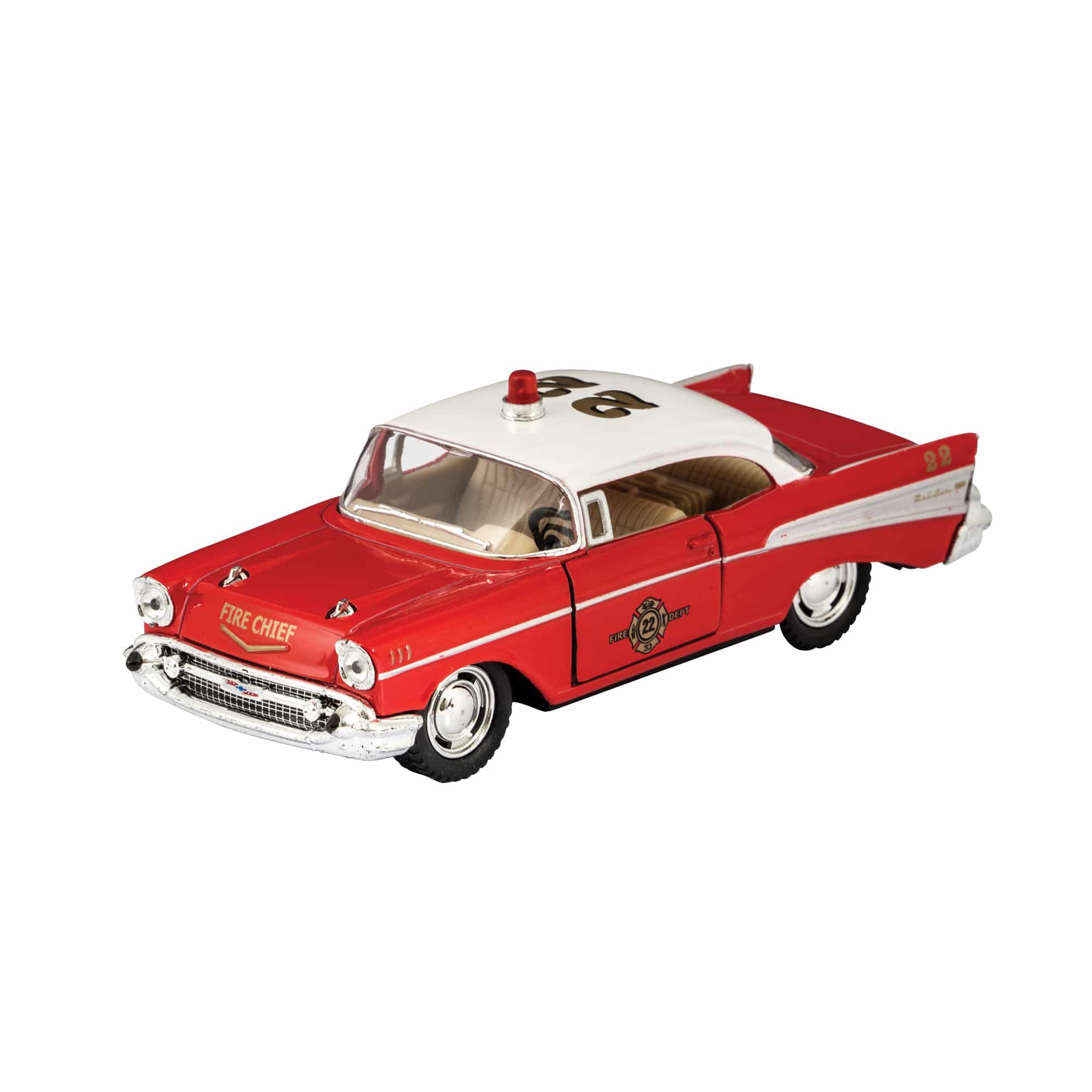 Diecast Fire/Police Chevrolet Bel Air - Image 3